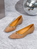 New for Autumn 2026: Versatile Women's Shoes with Square Toes, Panel Detailing, and Studs