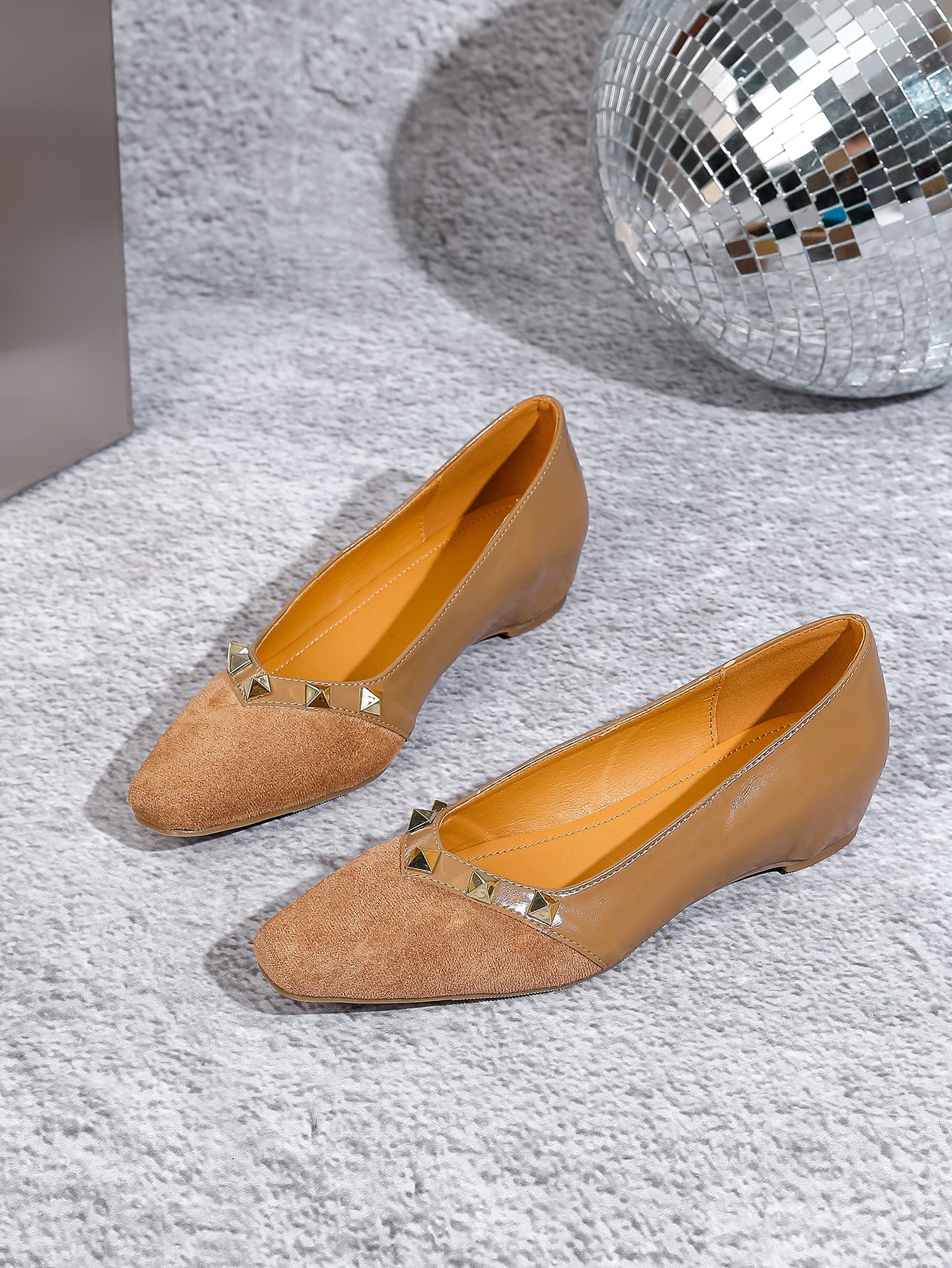 New for Autumn 2026: Versatile Women's Shoes with Square Toes, Panel Detailing, and Studs